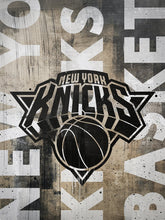 Load image into Gallery viewer, New York Knicks Blackout Logo NBA Teams 