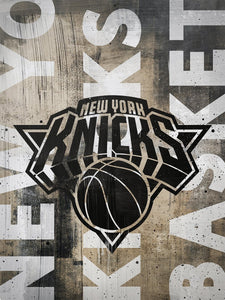 New York Knicks Blackout Logo NBA Teams 