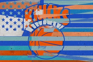 New York Knicks Flag NBA Teams 