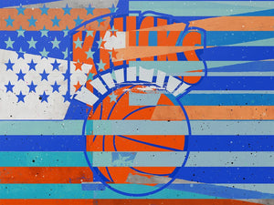 New York Knicks Flag NBA Teams 