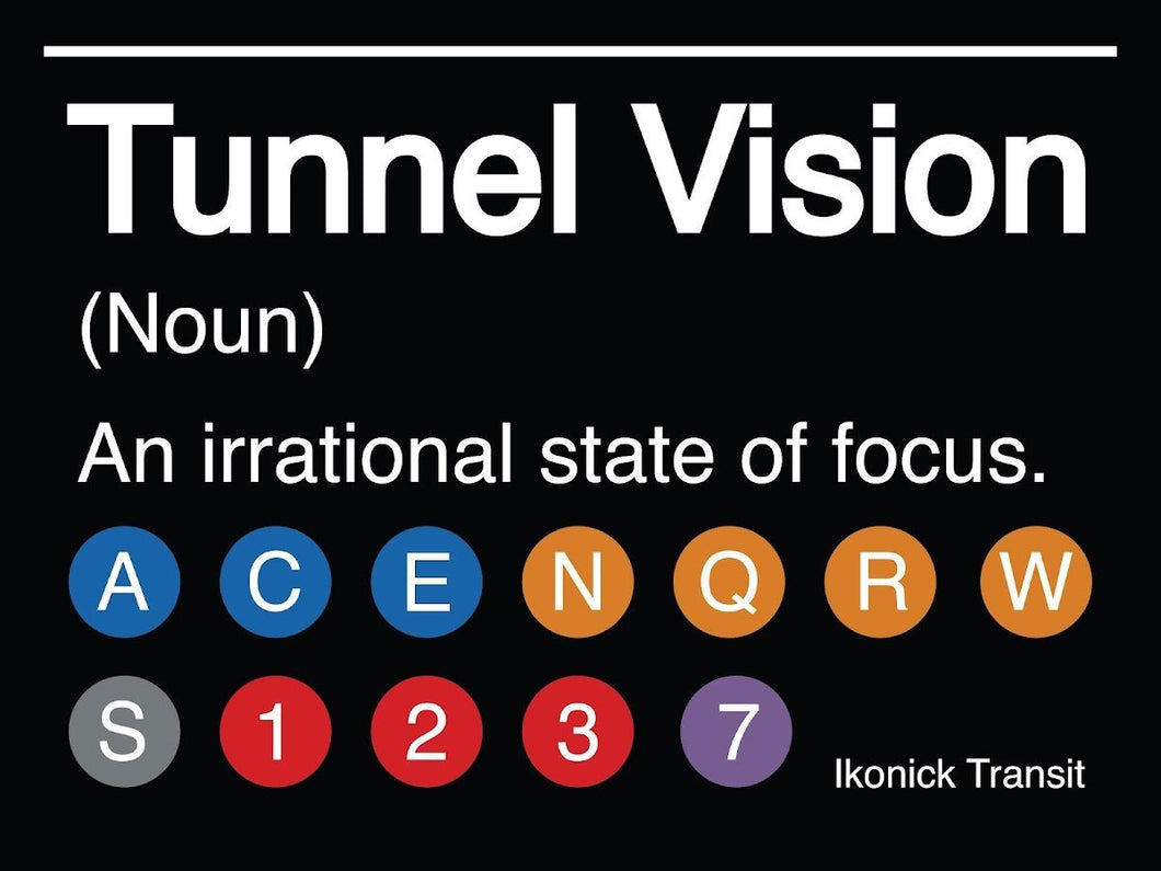 Nonstop Tunnel Vision IKONICK Original 