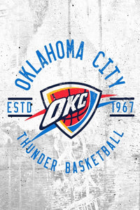 Oklahoma City Thunder Badge NBA Teams 