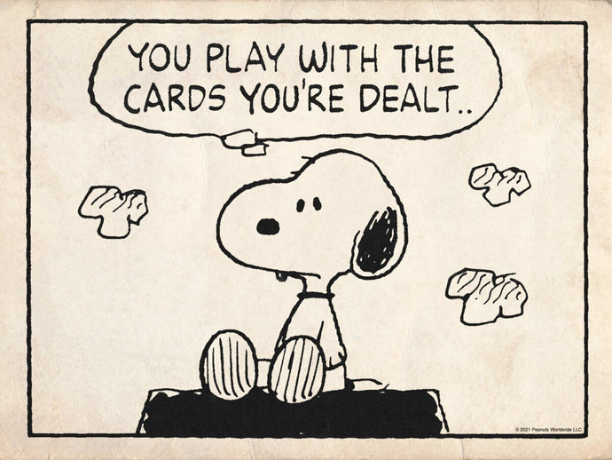 Peanuts - Cards You're Dealt - Sketch Peanuts 