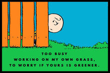 Load image into Gallery viewer, PEANUTS - Grass Is Greener Peanuts 