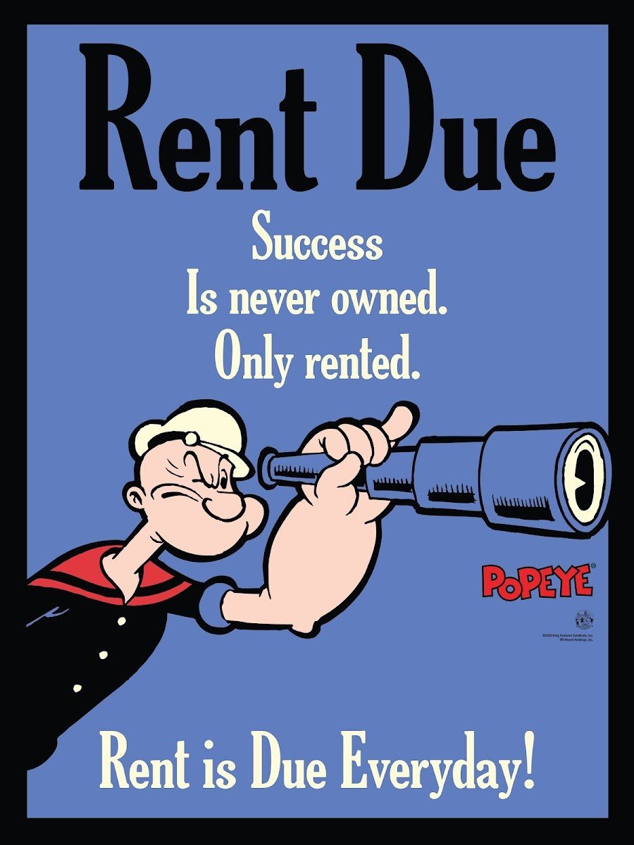 Popeye - Rent Due Popeye 