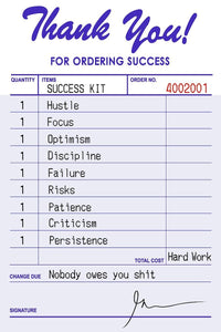 Receipt For Success Gary Vee 