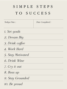 Simple steps to success Kim Rose 