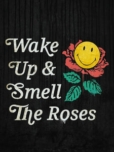 Wake Up And Smell The Roses Smiley 