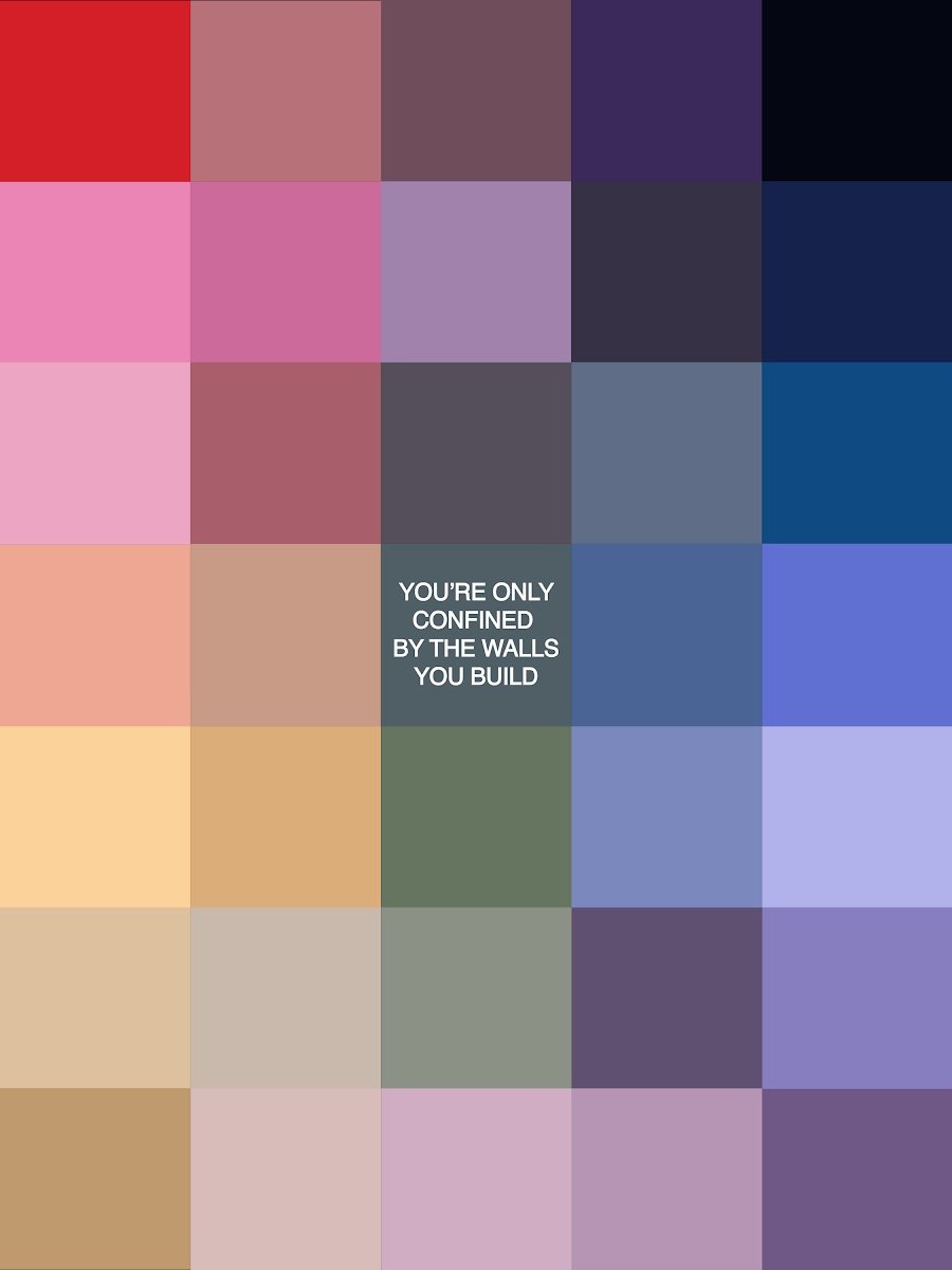 Walls You Build - Color Coded IKONICK Original 